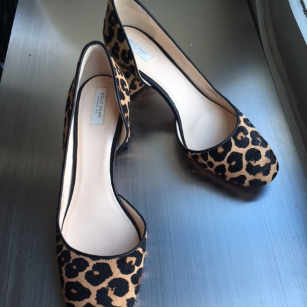 Cole Haan Ocelot D'ORSAY Calf Hair Leopard 🐆 print